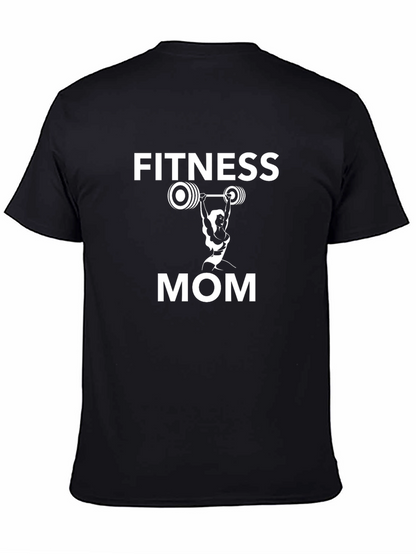 Fitness Mom T-Shirt - Black