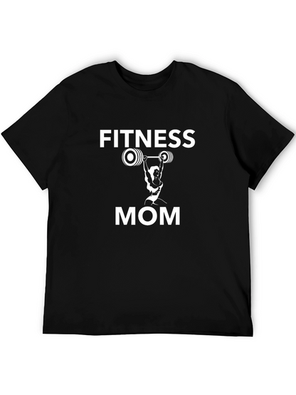 Fitness Mom T-Shirt - Black