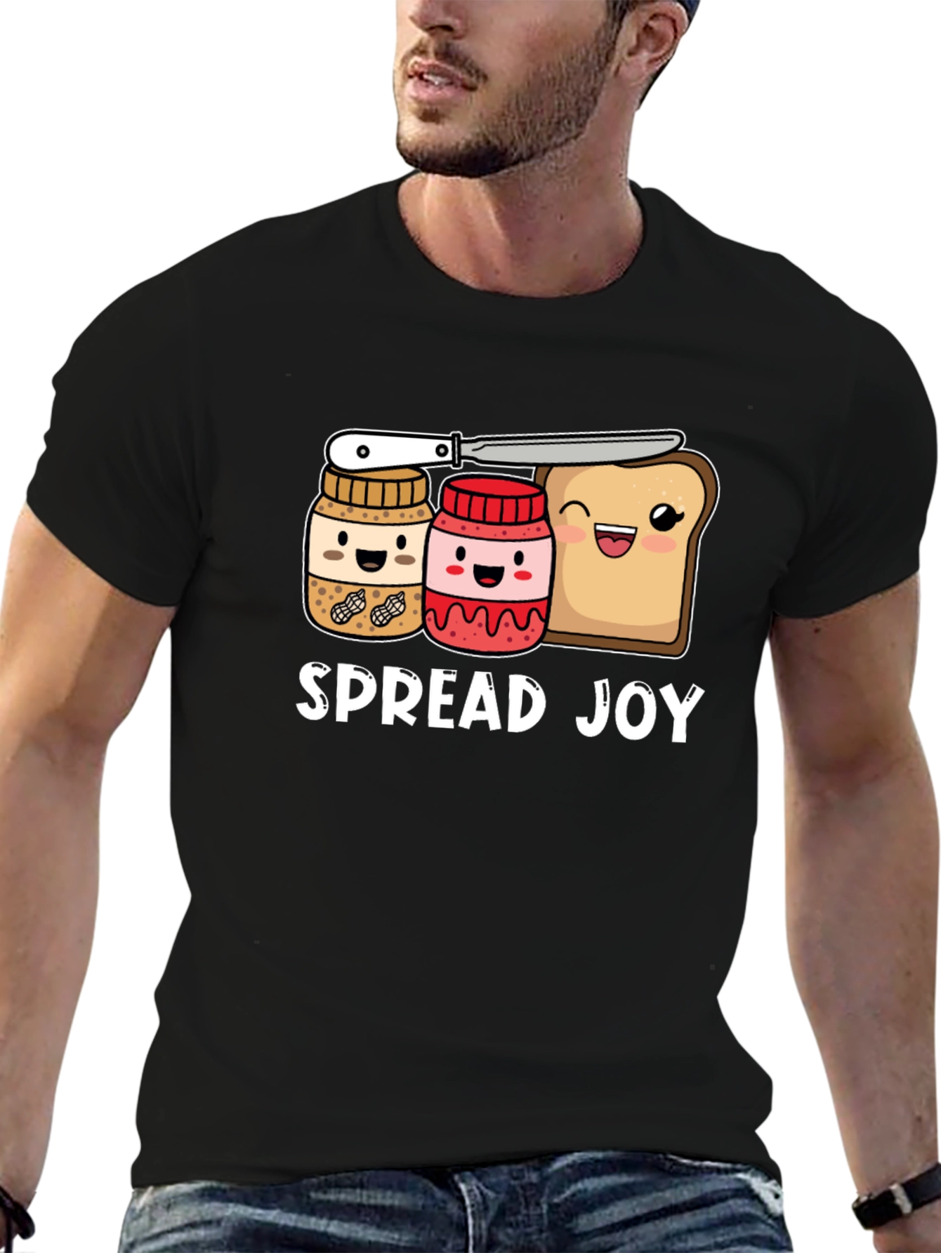 Spread Joy Graphic T-Shirt - Foodie Fun!
