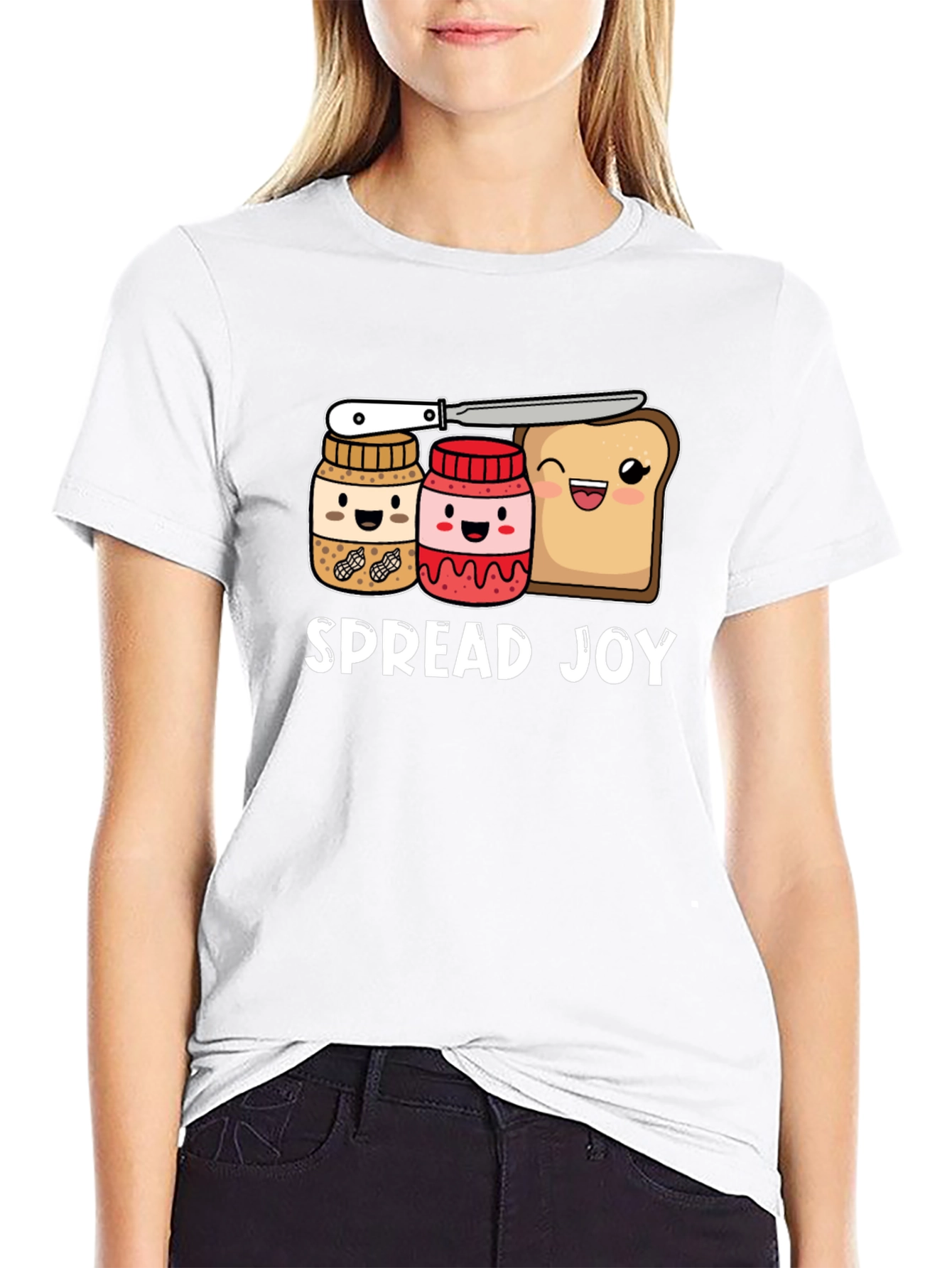 Spread Joy Graphic T-Shirt - Foodie Fun!