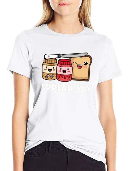 Spread Joy Graphic T-Shirt - Foodie Fun!