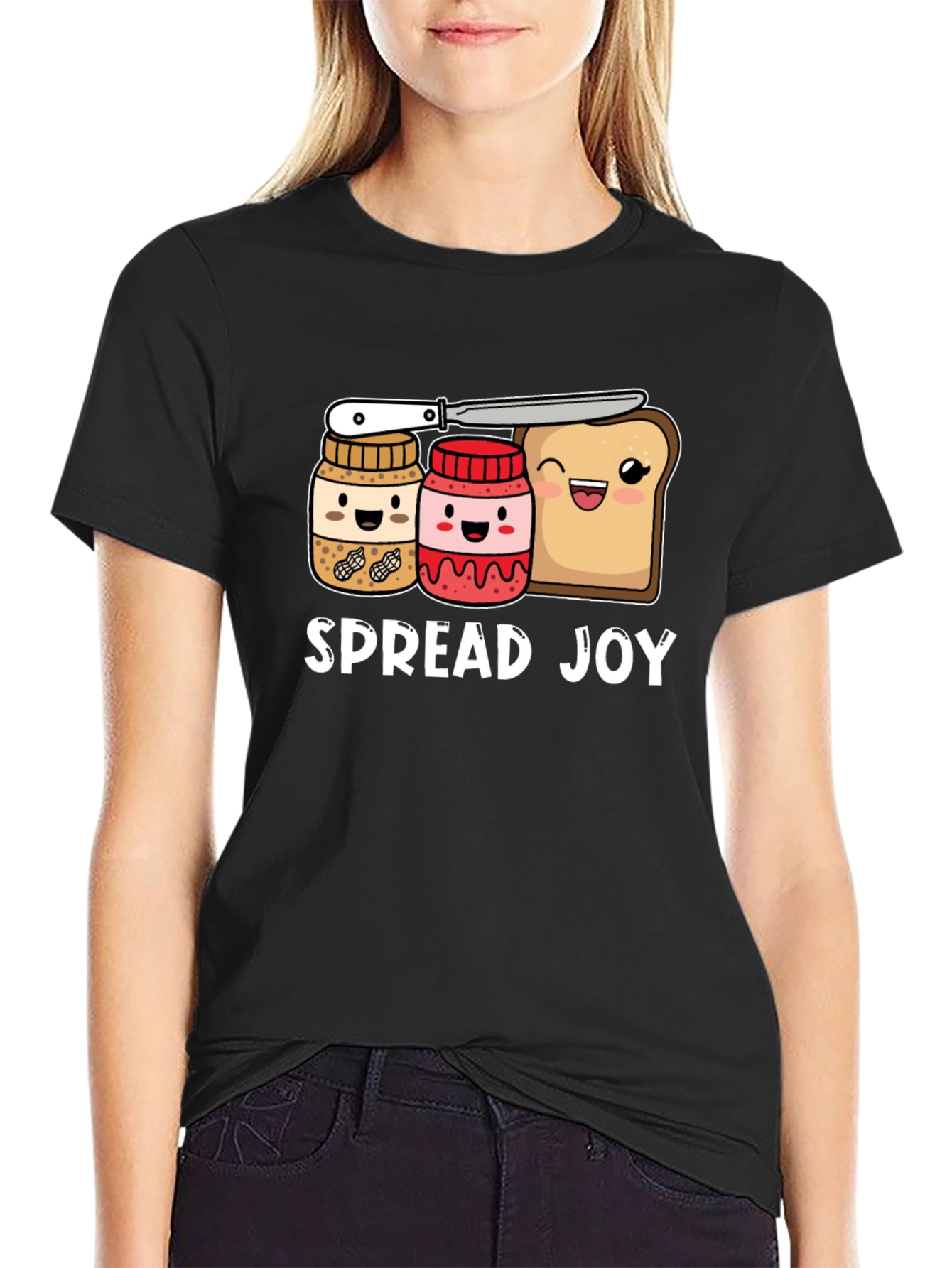 Spread Joy Graphic T-Shirt - Foodie Fun!