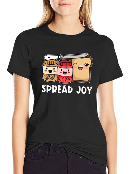 Spread Joy Graphic T-Shirt - Foodie Fun!