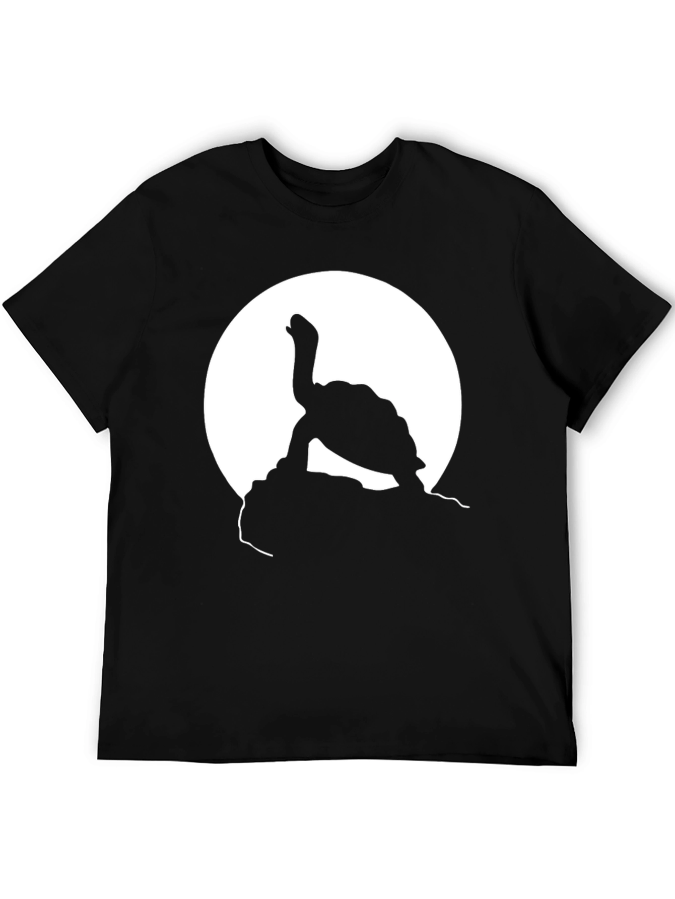 Turtle Silhouette T-Shirt - Black Graphic Tee