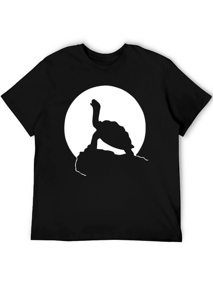 Turtle Silhouette T-Shirt - Black Graphic Tee