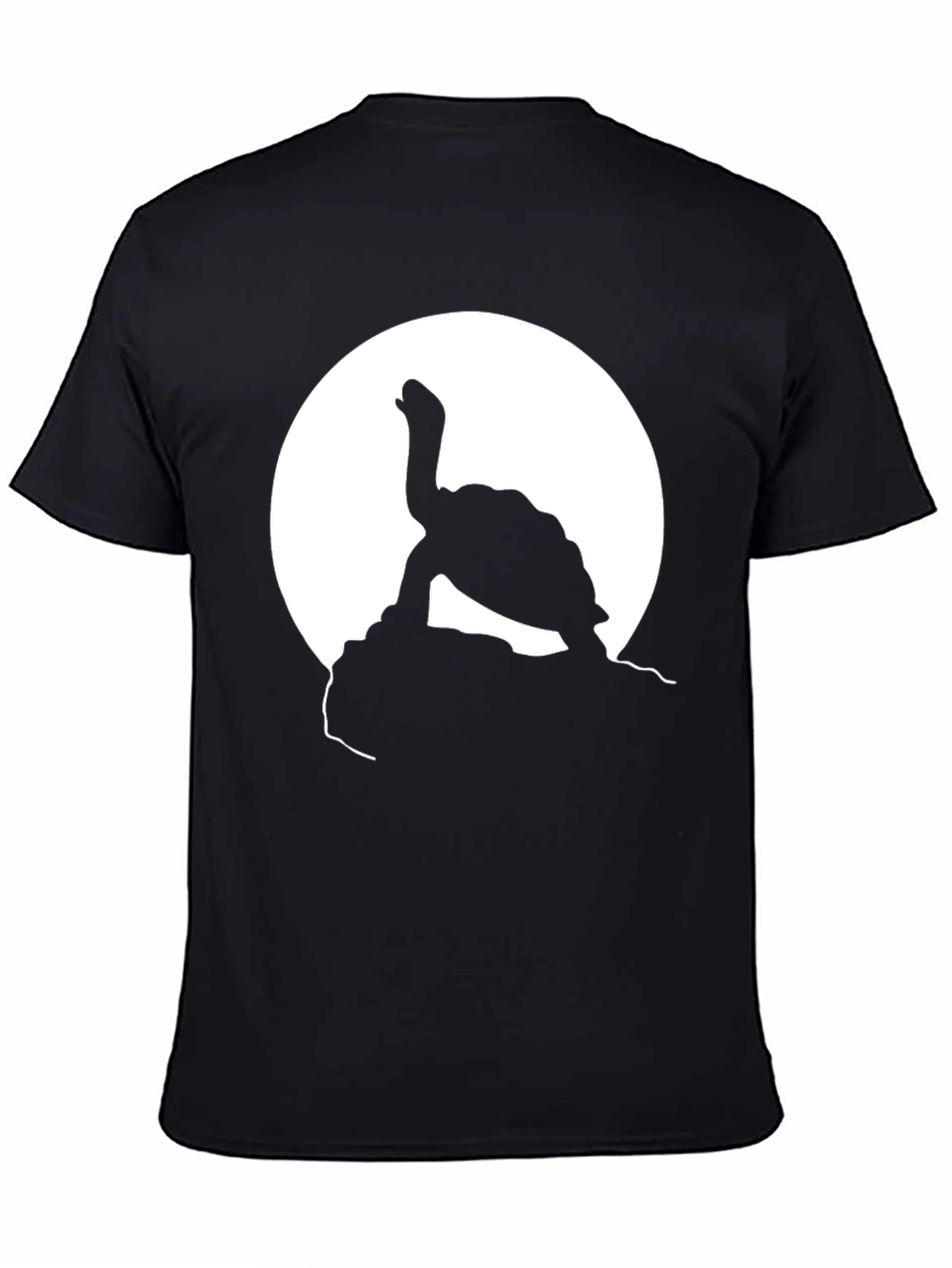 Turtle Silhouette T-Shirt - Black Graphic Tee