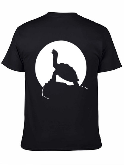 Turtle Silhouette T-Shirt - Black Graphic Tee