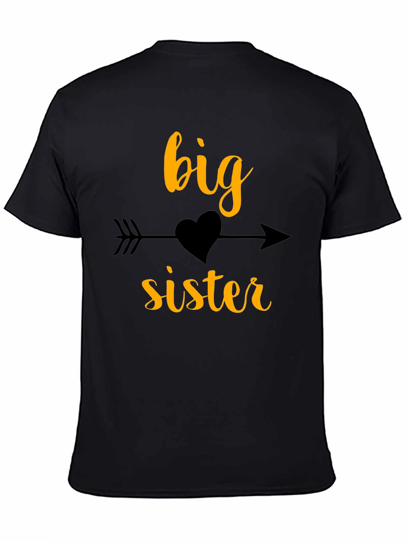 Big Sister Arrow Heart T-Shirt - Cute Sibling Tee