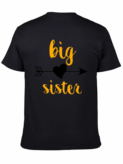 Big Sister Arrow Heart T-Shirt - Cute Sibling Tee