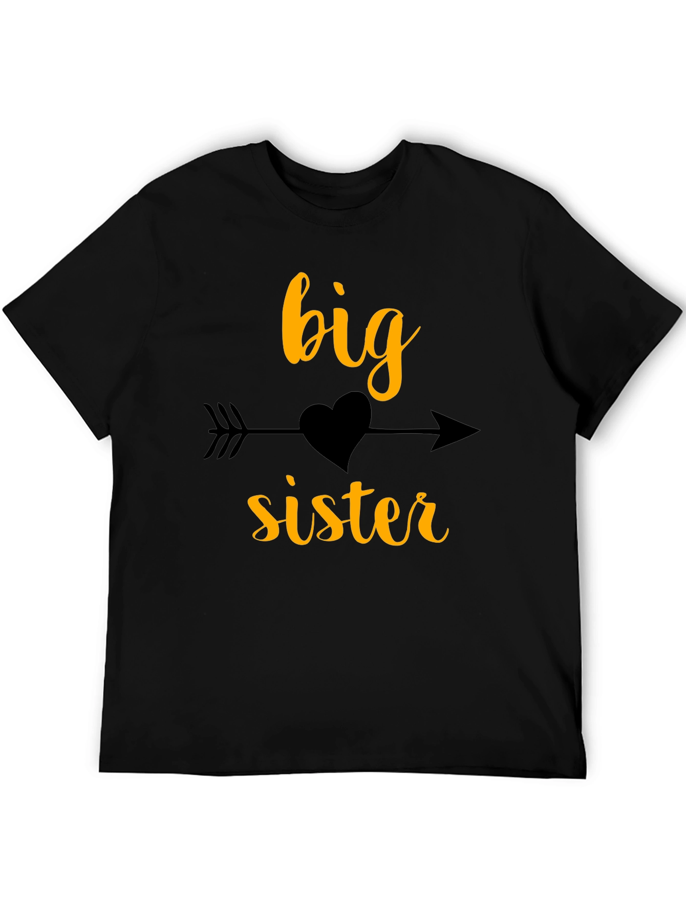 Big Sister Arrow Heart T-Shirt - Cute Sibling Tee