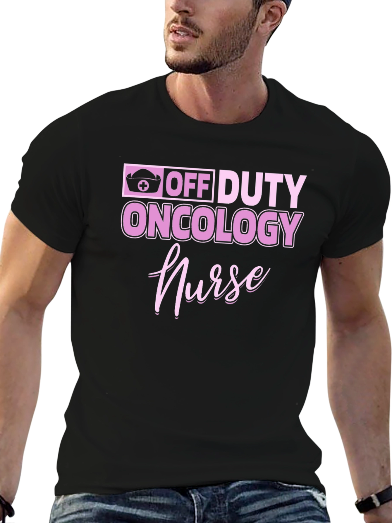 Off Duty Oncology Nurse Graphic Tee