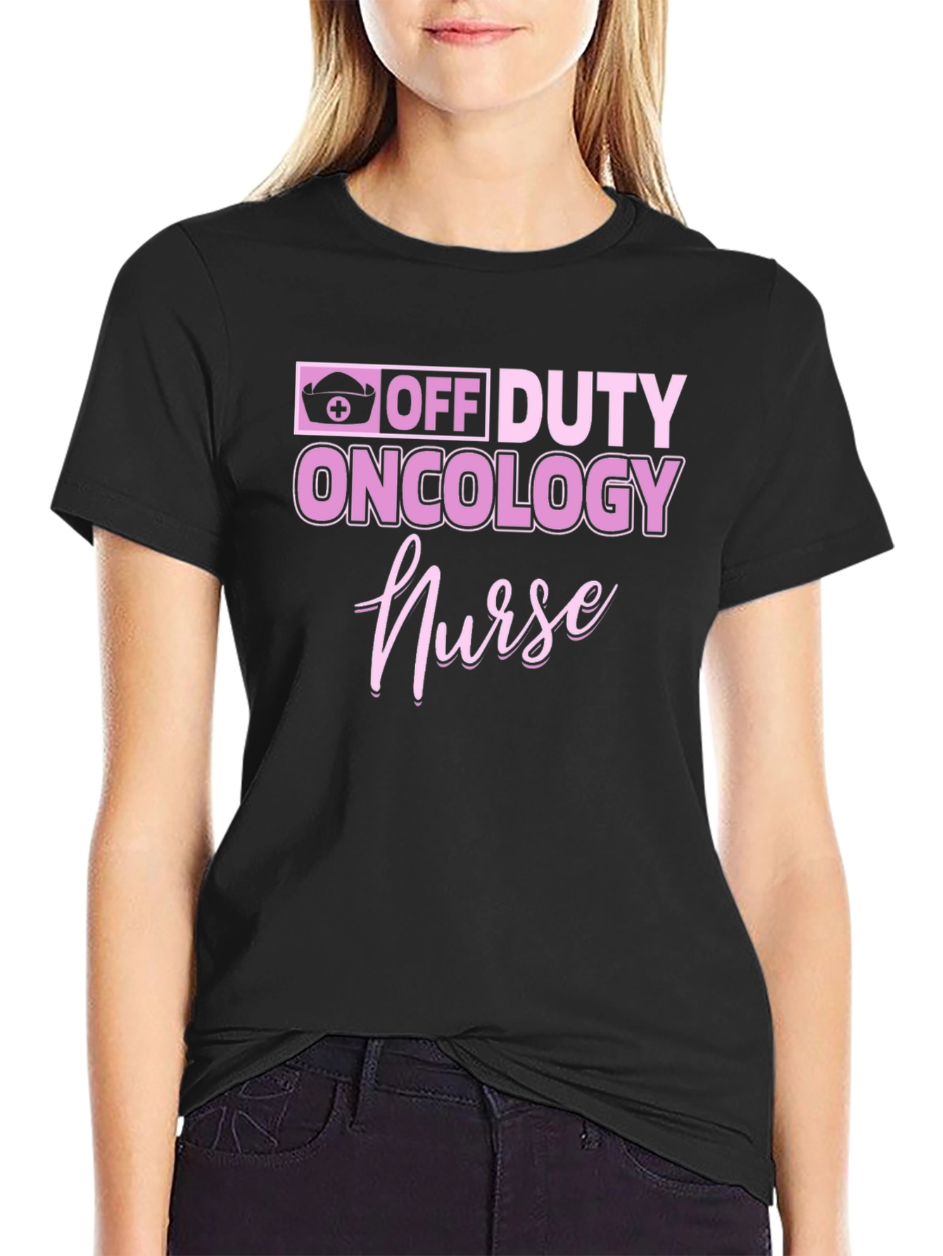 Off Duty Oncology Nurse Graphic Tee