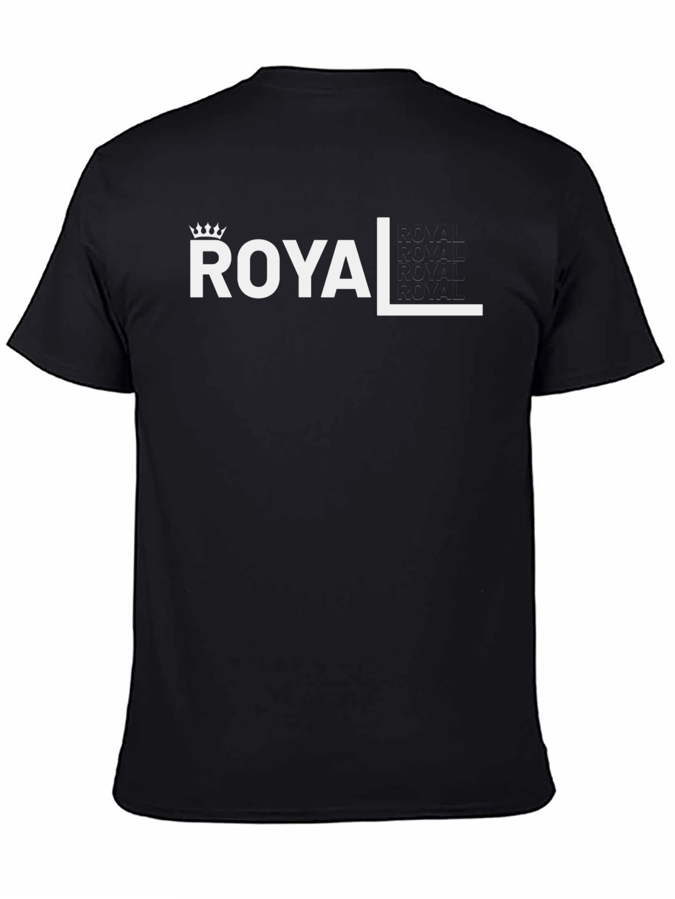 Royal Graphic Black T-Shirt