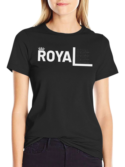 Royal Graphic Black T-Shirt
