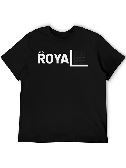 Royal Graphic Black T-Shirt