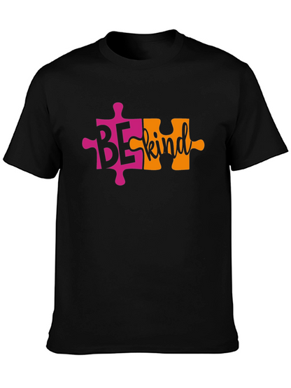 Be Kind Autism Awareness Puzzle Piece T-Shirt