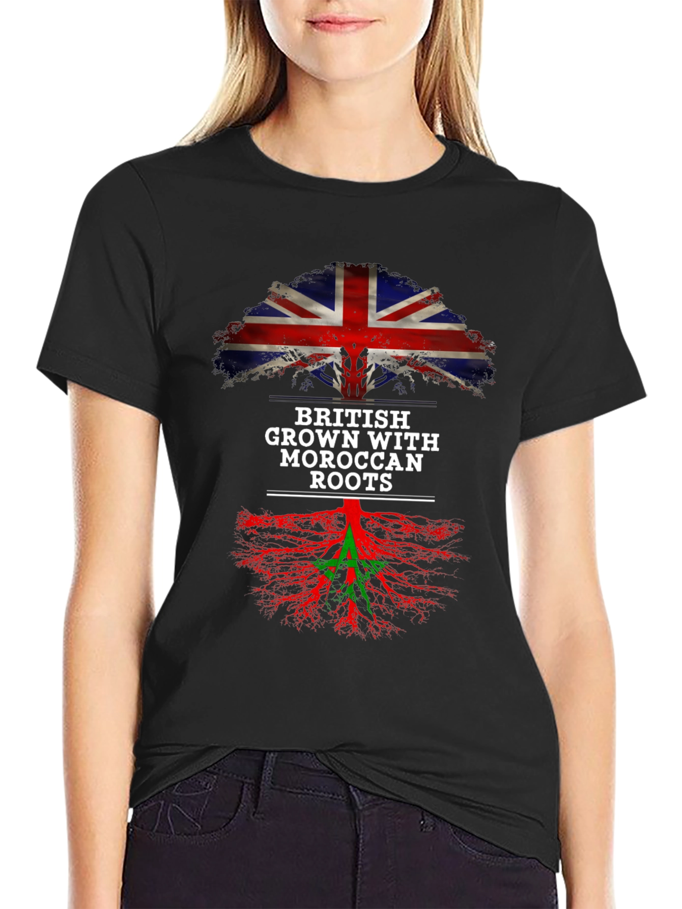 British Grown with Moroccan Roots T-Shirt