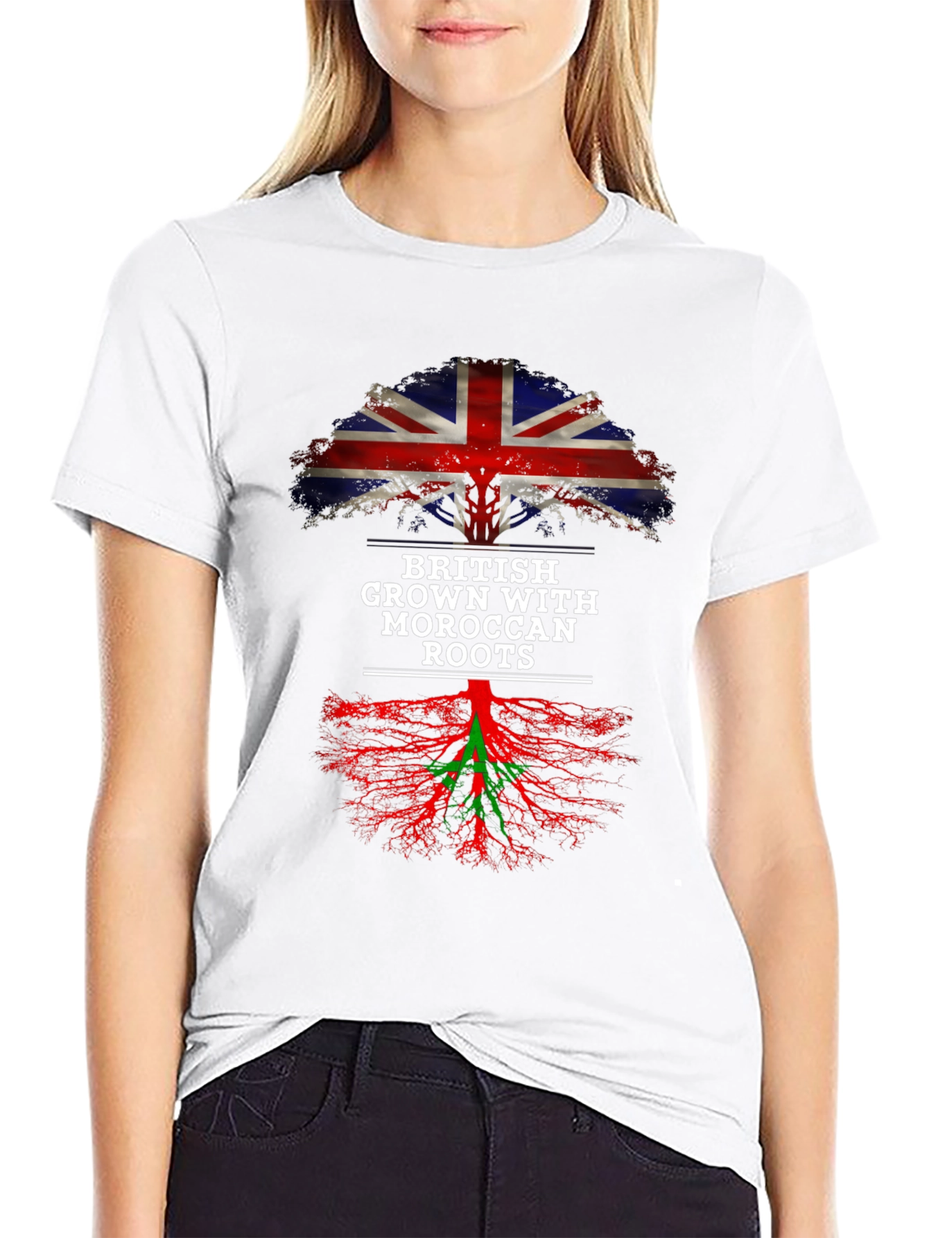 British Grown with Moroccan Roots T-Shirt