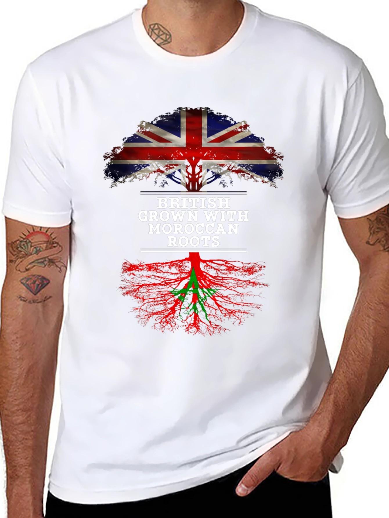 British Grown with Moroccan Roots T-Shirt