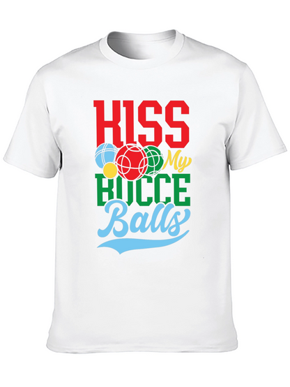 Kiss My Bocce Balls Graphic Tee