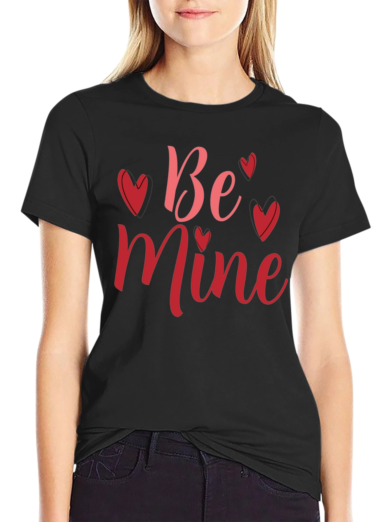 Be Mine Graphic Valentines Day T-Shirt