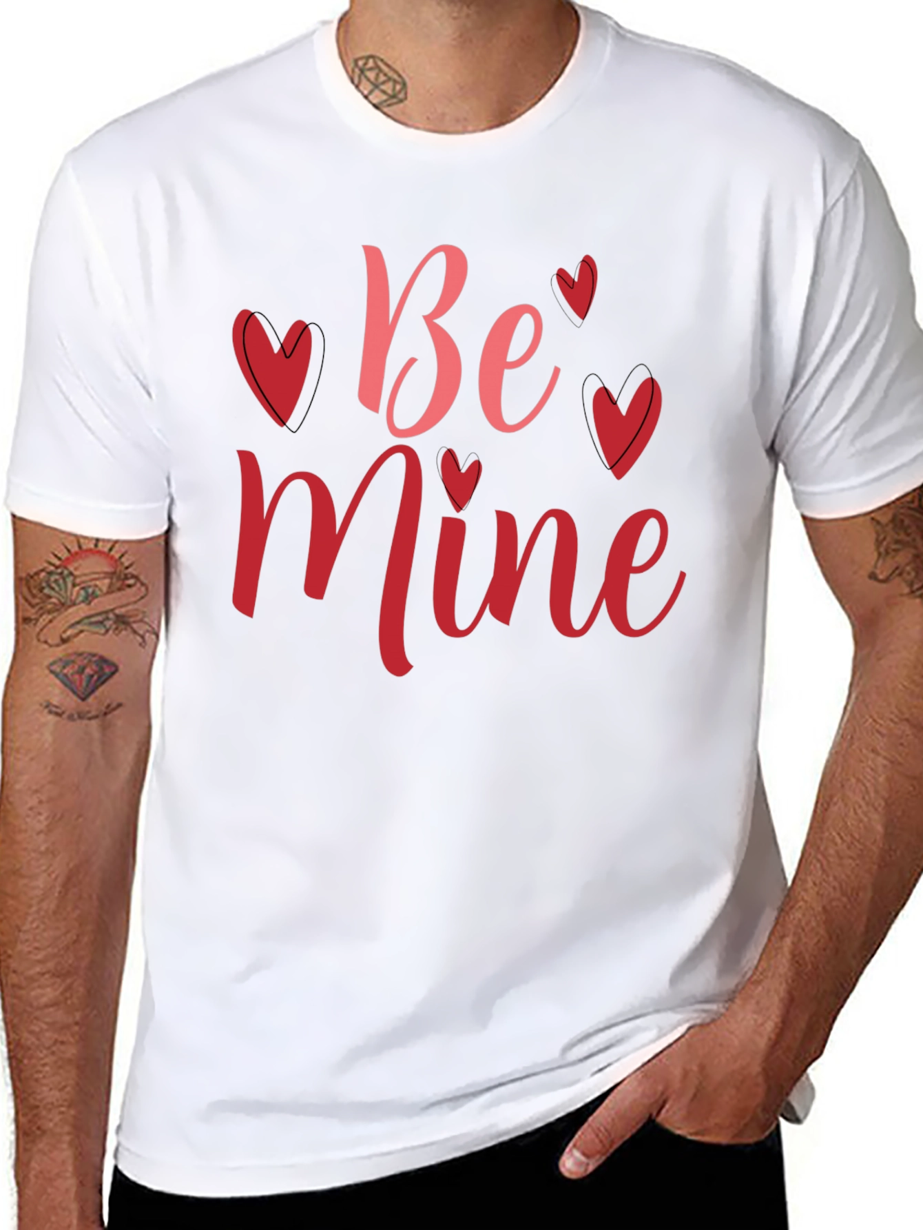 Be Mine Graphic Valentines Day T-Shirt