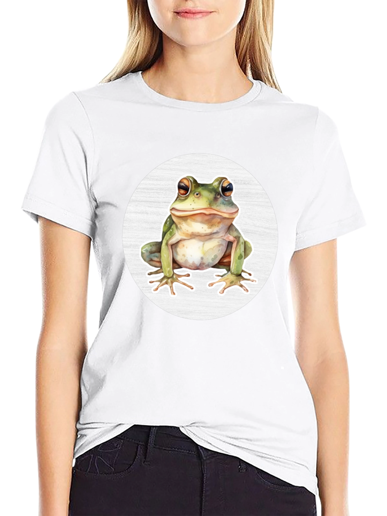 Frog Graphic Tee - Unisex Black T-Shirt