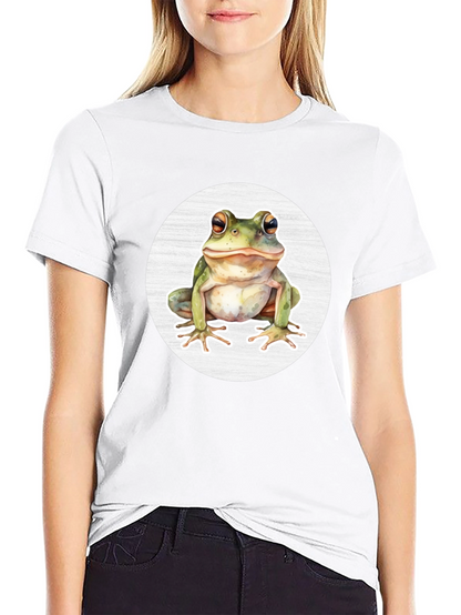 Frog Graphic Tee - Unisex Black T-Shirt