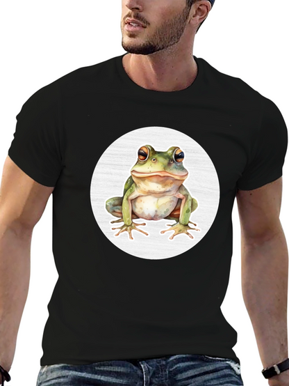 Frog Graphic Tee - Unisex Black T-Shirt