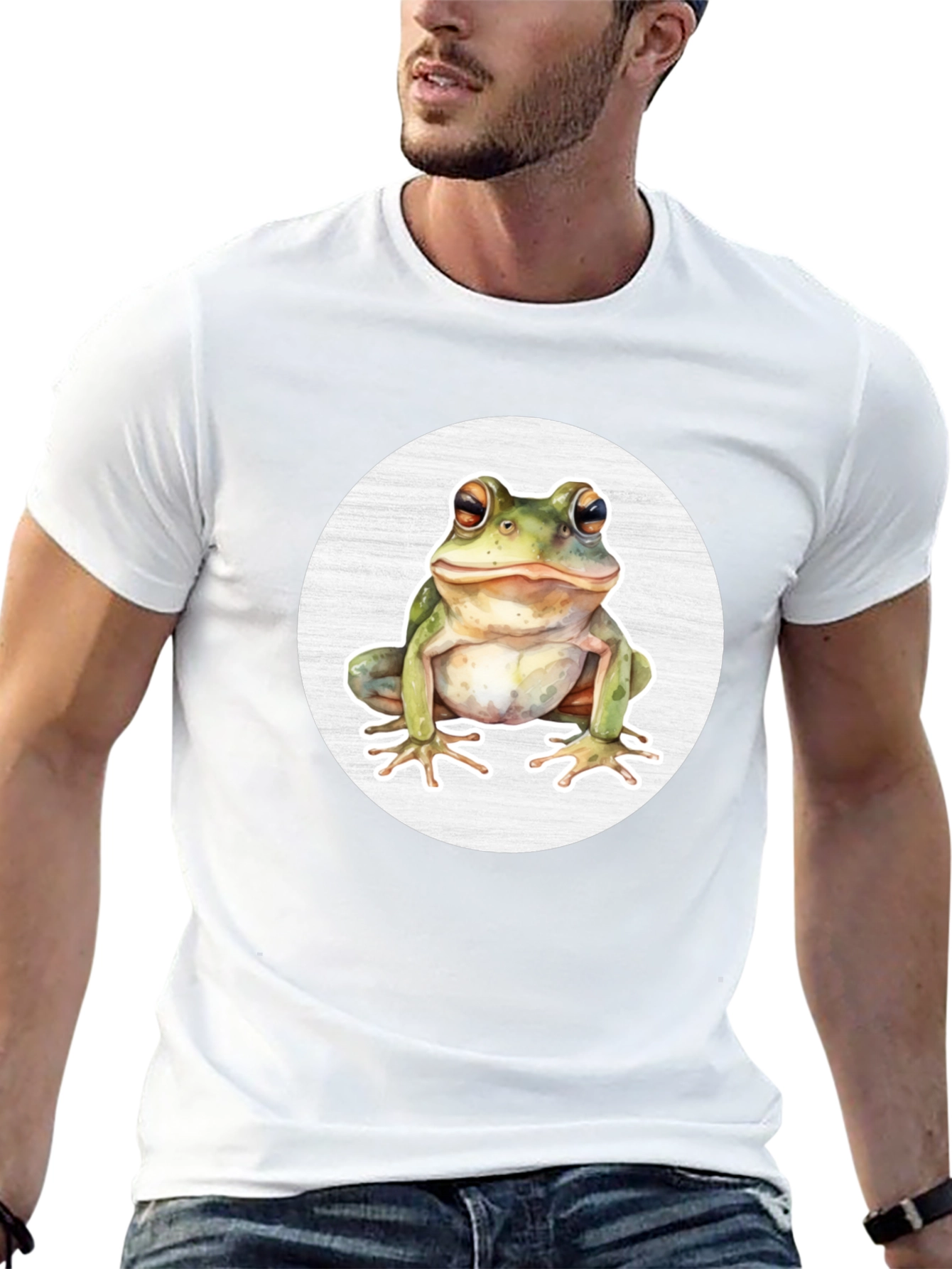 Frog Graphic Tee - Unisex Black T-Shirt