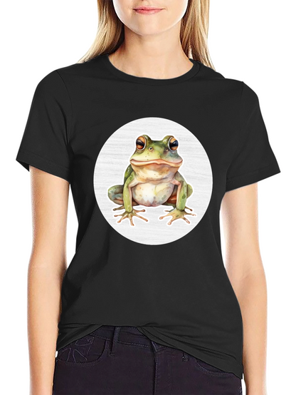 Frog Graphic Tee - Unisex Black T-Shirt