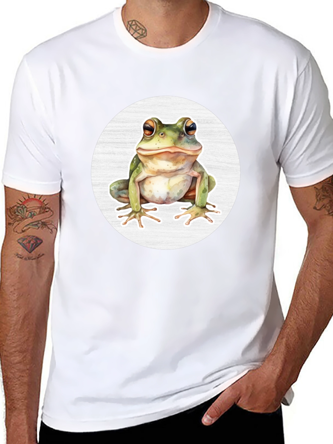 Frog Graphic Tee - Unisex Black T-Shirt