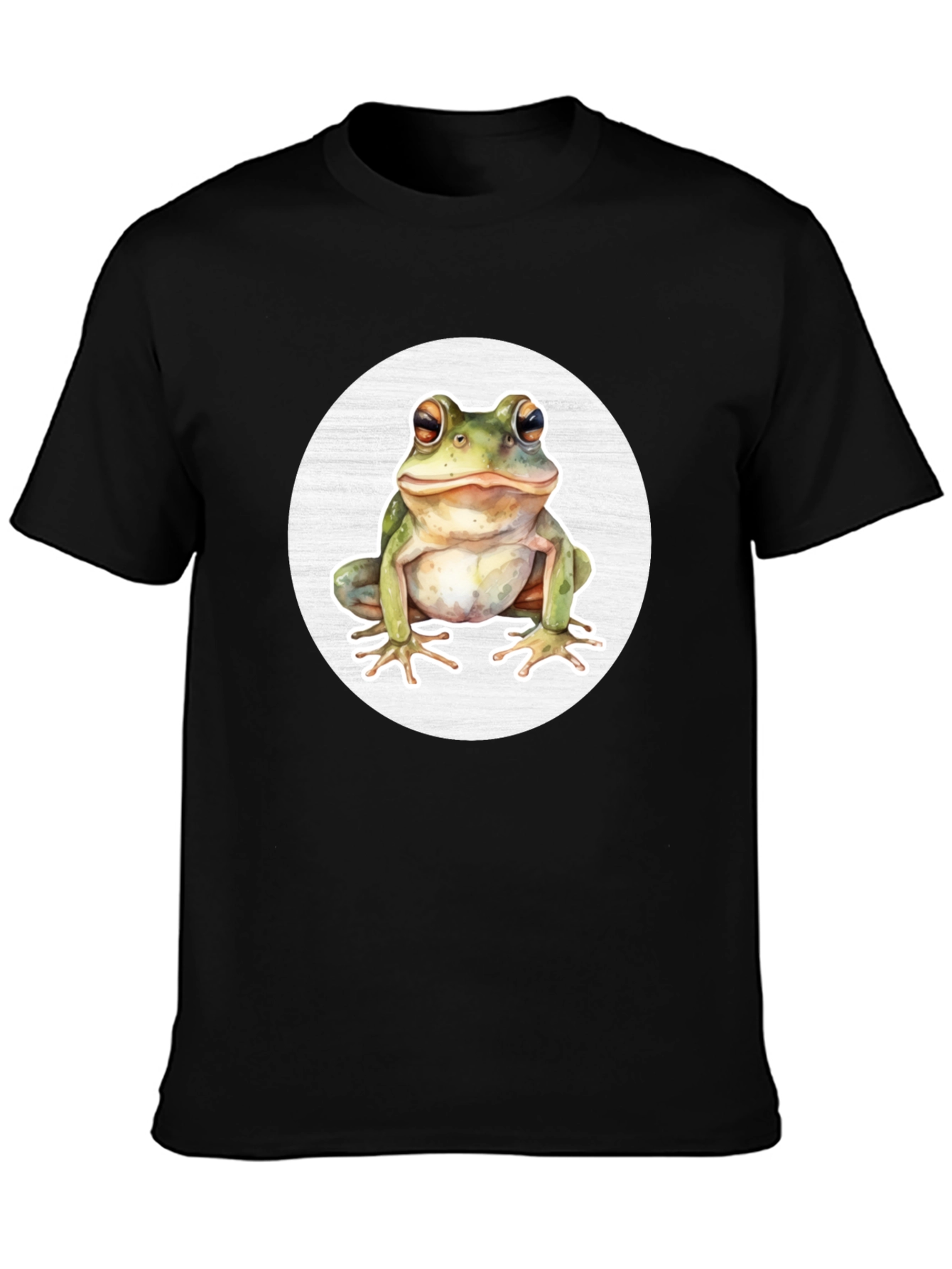 Frog Graphic Tee - Unisex Black T-Shirt