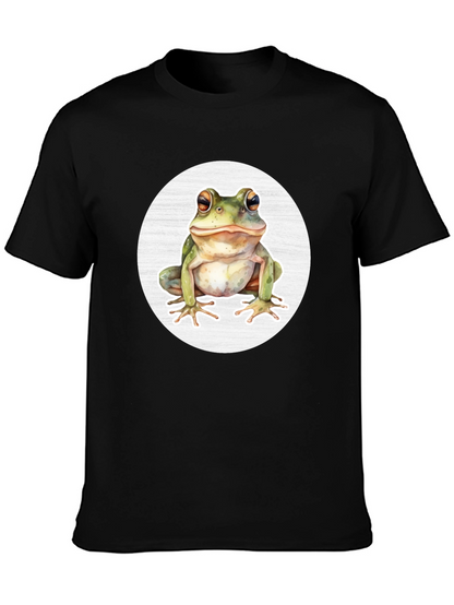 Frog Graphic Tee - Unisex Black T-Shirt