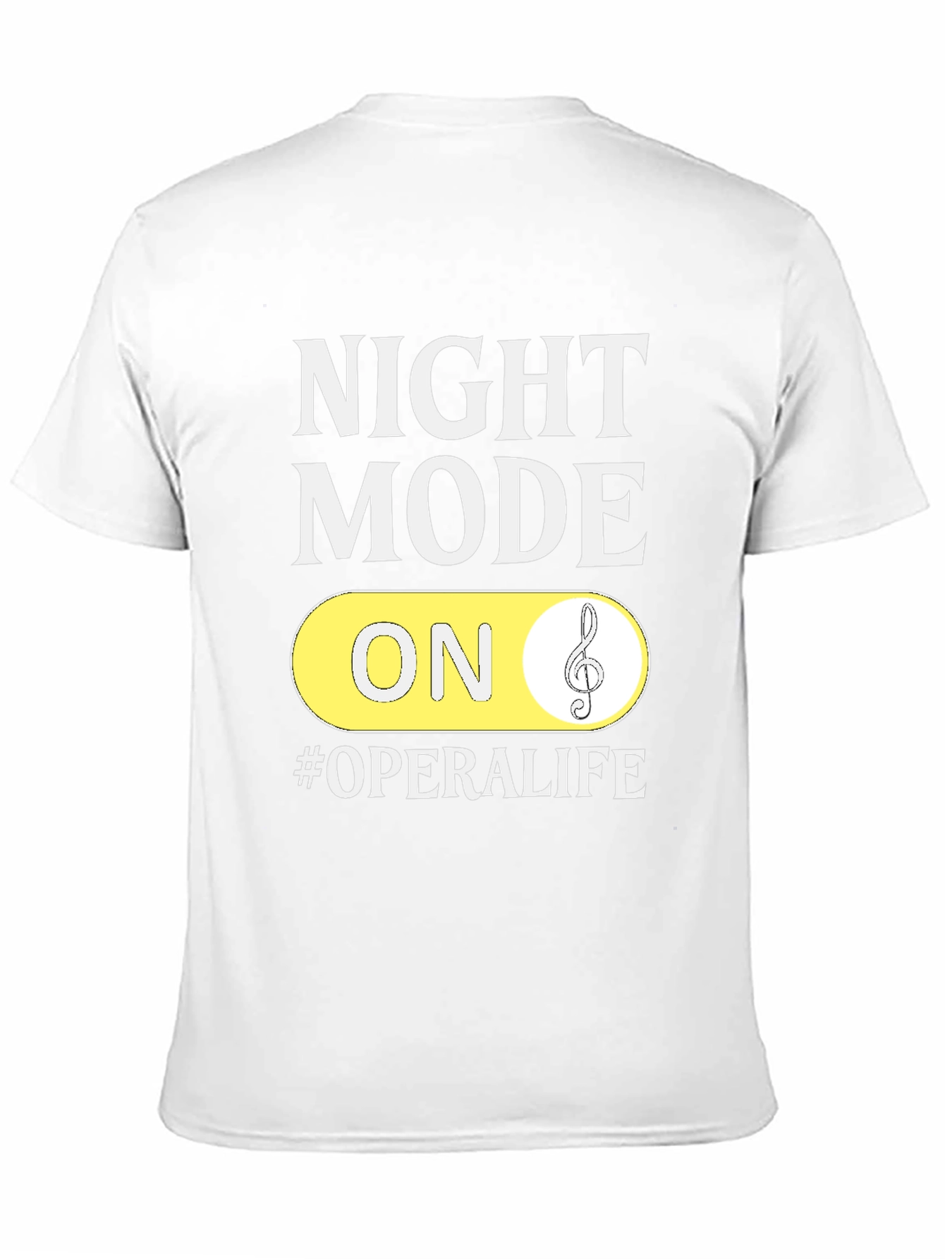 Night Mode On #OperaLife Black T-Shirt