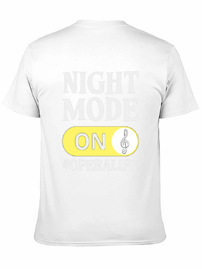 Night Mode On #OperaLife Black T-Shirt