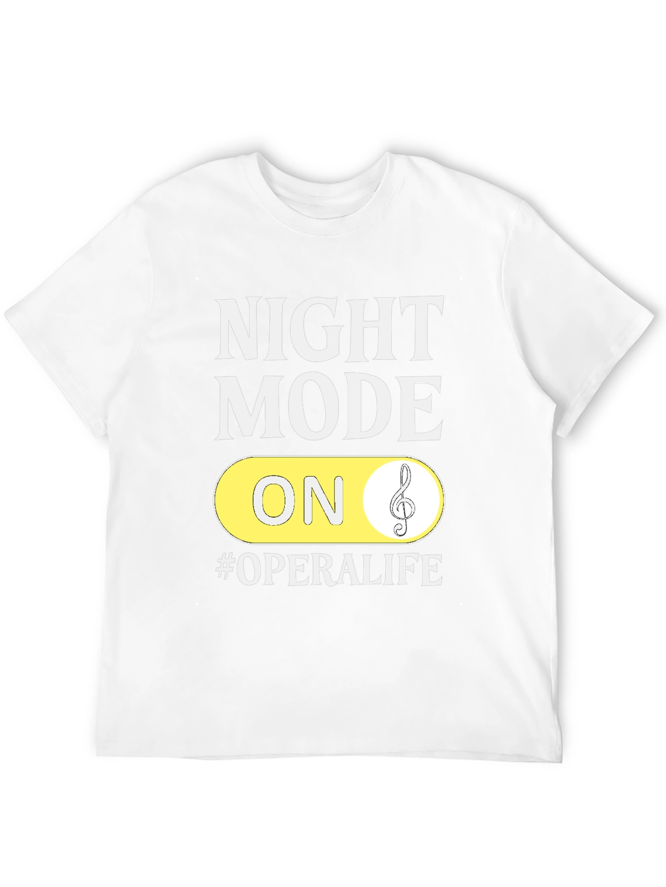 Night Mode On #OperaLife Black T-Shirt