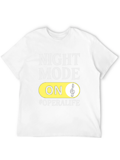 Night Mode On #OperaLife Black T-Shirt