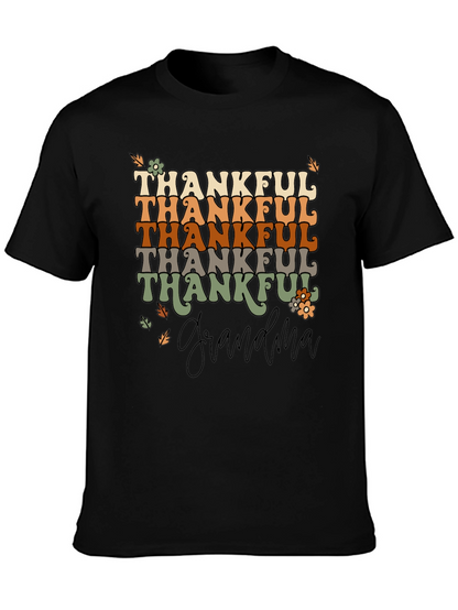 Thankful Grandma Graphic T-Shirt