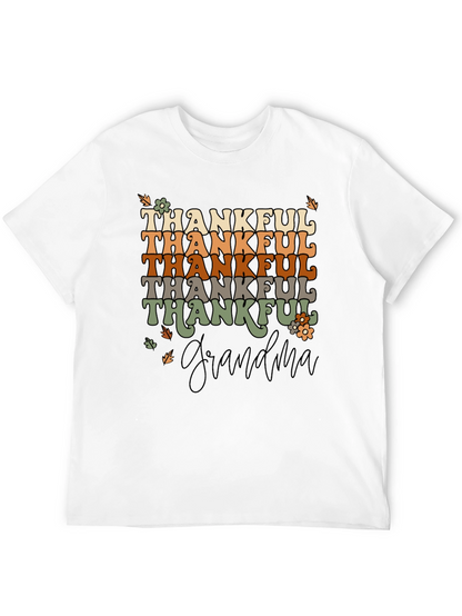 Thankful Grandma Graphic T-Shirt