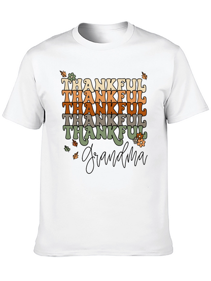 Thankful Grandma Graphic T-Shirt