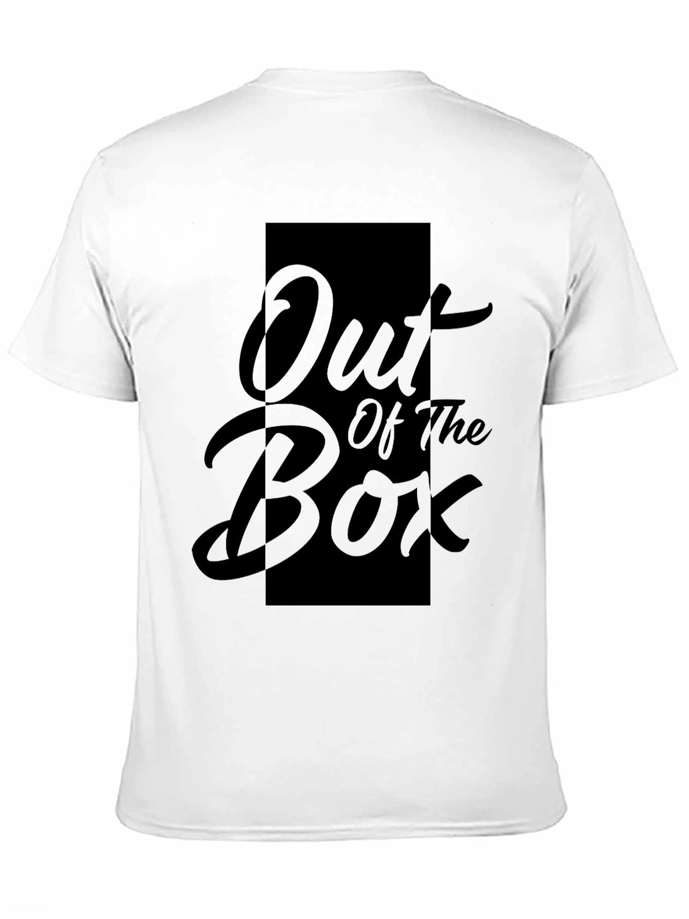 Out of the Box Graphic Print Black T-Shirt