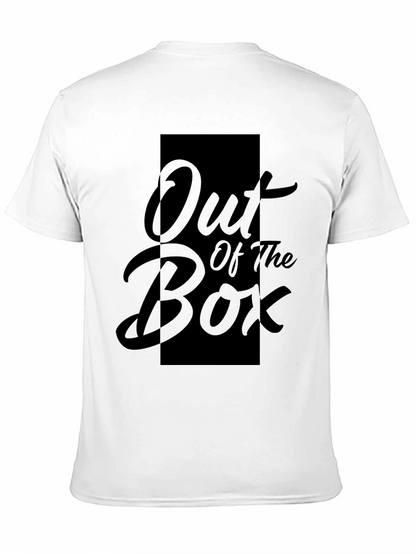 Out of the Box Graphic Print Black T-Shirt