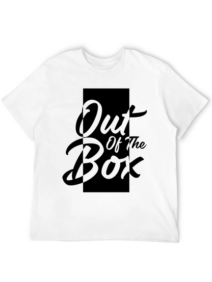 Out of the Box Graphic Print Black T-Shirt