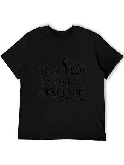 Dear Santa I Can Explain Graphic Tee