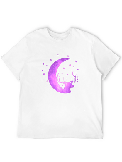 Cosmic Deer Moon T-Shirt