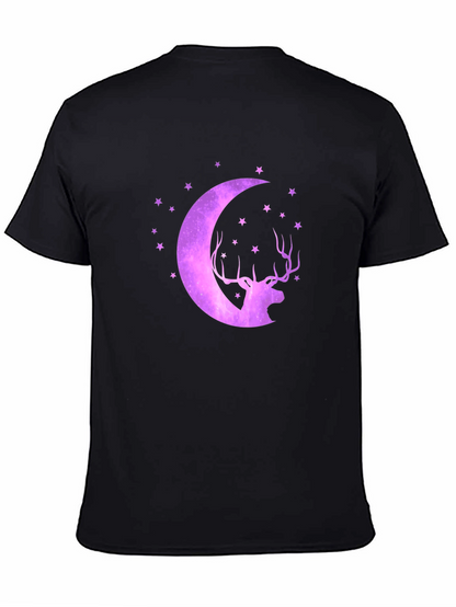 Cosmic Deer Moon T-Shirt