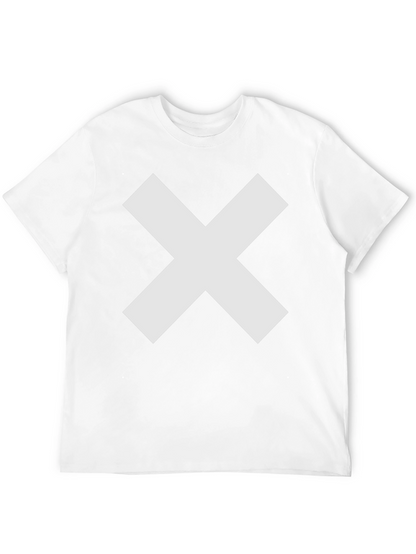 Bold X Graphic Tee - Black Cotton Comfort