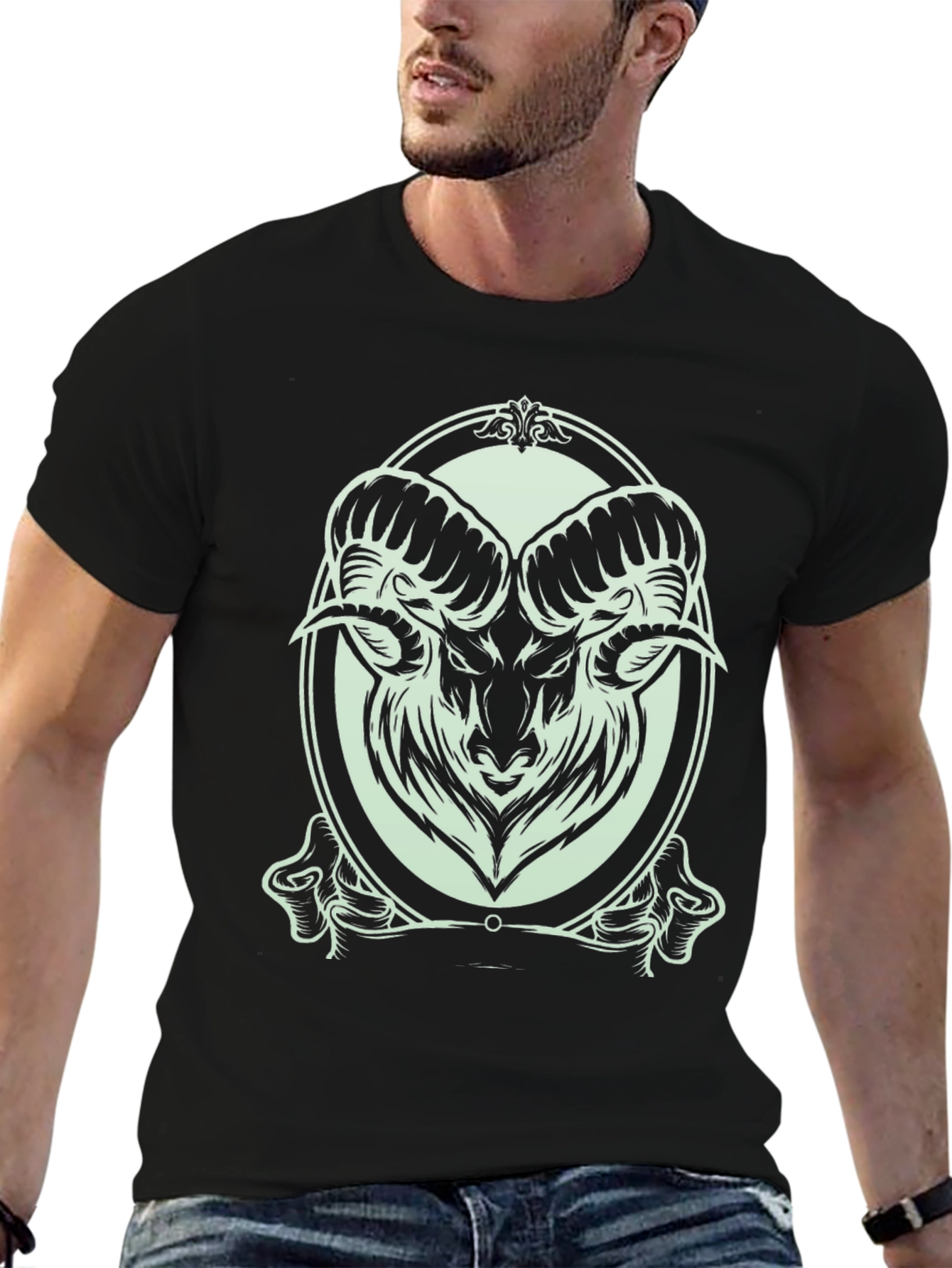 Ram Graphic Tee - Bold and Stylish