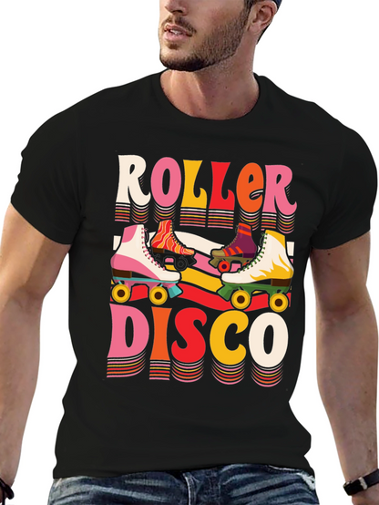 Roller Disco Graphic Tee - Retro Vibes!